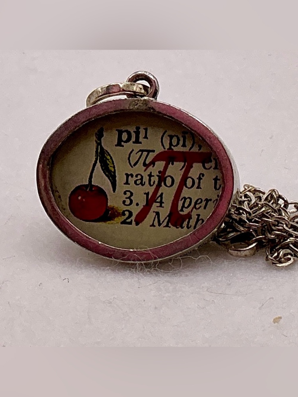 Cherry Pick Pendant and Chain